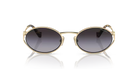 MIU MIU MIU MIU MU52YS Sunglass pale gold round sunglass for Women