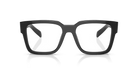 PRADA PRADA PR 08ZV Optical Frame black squared optical frame for Men