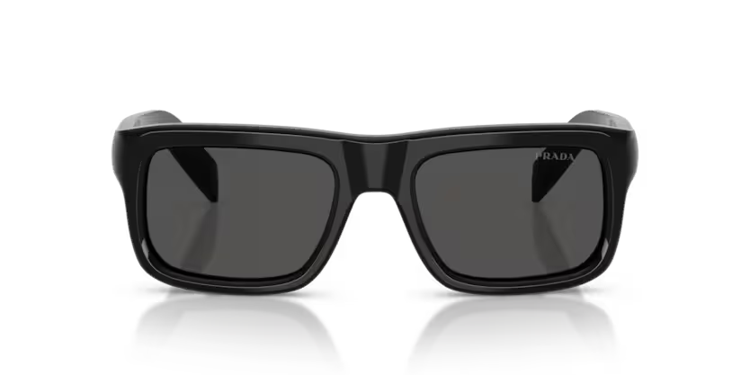 PRADA PRADA PR D11S Sunglass black squared sunglass for Women