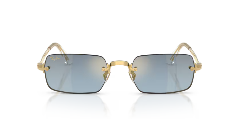 RAY-BAN RAY-BAN RB3928 Sunglass gold squared sunglass for Men