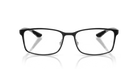 RAY-BAN RAY-BAN RX8424 Optical Frame matte black & silver squared optical frame for Unisex