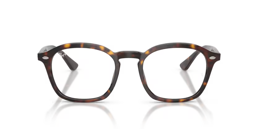 RAY-BAN RAY-BAN RX5451 Optical Frame havana squared optical frame for Unisex