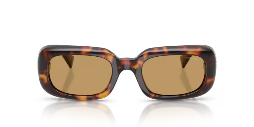 MIU MIU MIU MIU MU B13S Sunglass tortoise squared sunglass for Women