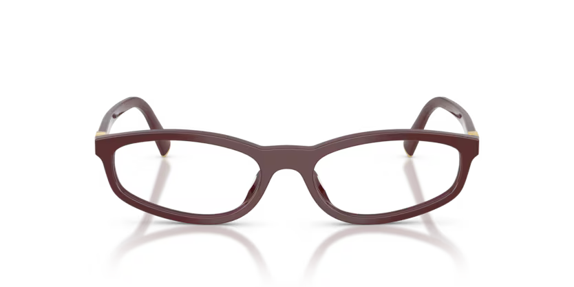 MIU MIU MIU MIU MU 01ZV Optical Frame pink round optical frame for Women