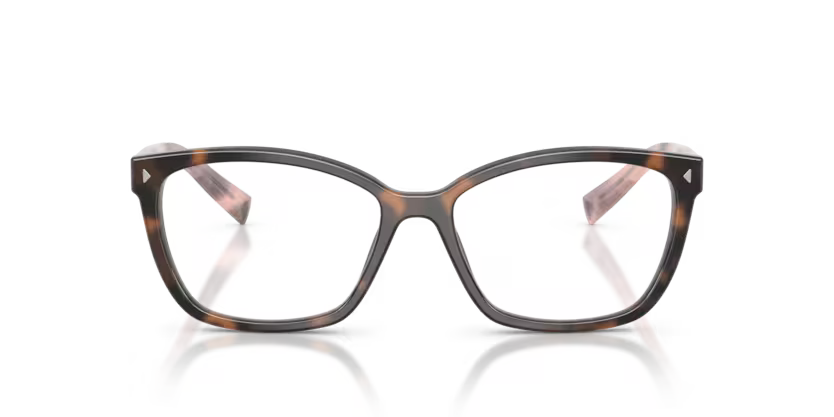 PRADA PRADA PR 15ZV Optical Frame tortoise squared optical frame for Women