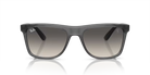 RAY-BAN FERRARI RAY-BAN FERRARI RB4413M Sunglass transparent grey rectangular / squared sunglass for Women