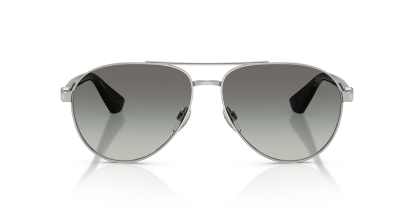 BURBERRY BURBERRY BE3167 Sunglass silver pilot sunglass for Men