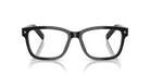 PRADA PRADA PR B10V Optical Frame black squared optical frame for Men