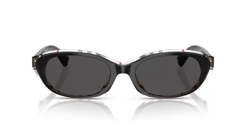 BURBERRY BURBERRY BE4447D Sunglass black round sunglass for Women