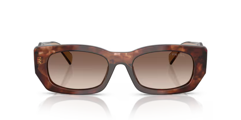 PRADA PRADA PR B05S Sunglass tortoise pillow sunglass for Women