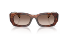 PRADA PRADA PR B05S Sunglass tortoise pillow sunglass for Women