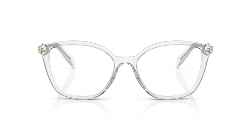 PRADA PRADA PR 02ZV Optical Frame transparent butterfly optical frame for Women