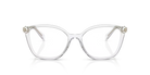 PRADA PRADA PR 02ZV Optical Frame transparent butterfly optical frame for Women