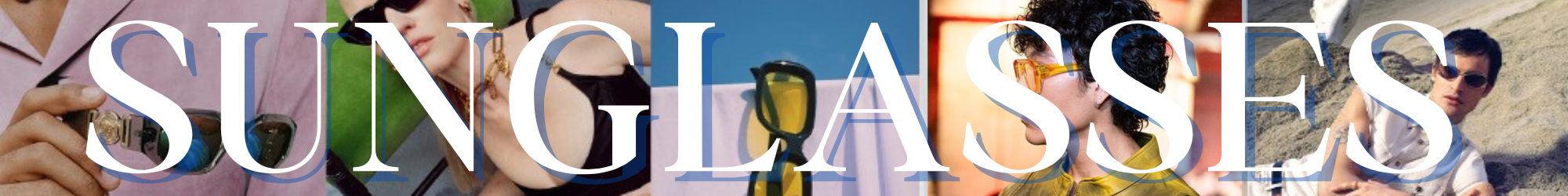 Sunglasses banner